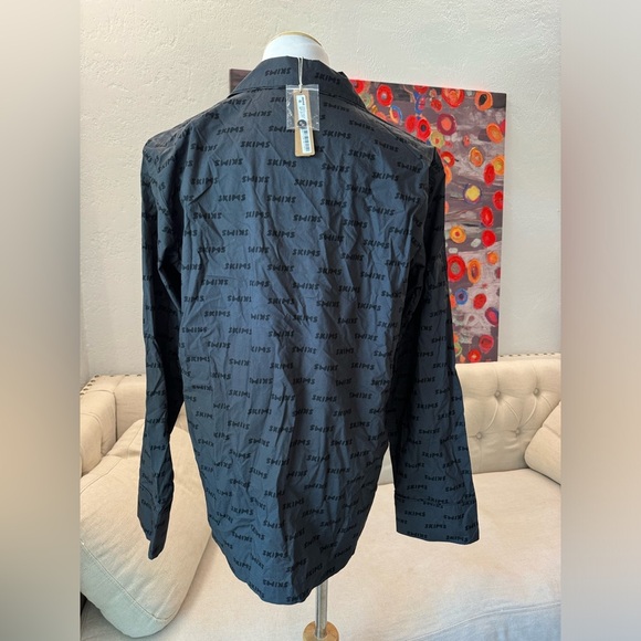 NWT Skims Spa Button Up Sleep Top size S - Picture 5 of 7